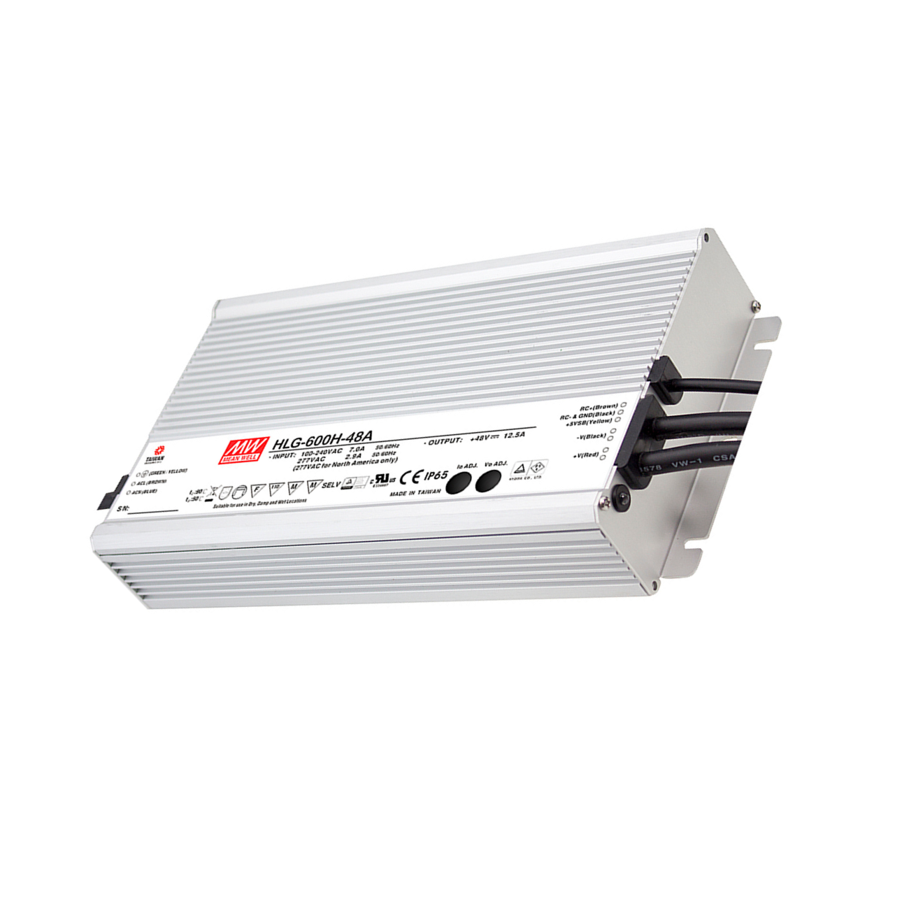 MeanWell HLG-600H-15AB (540W/15V) LED-Netzteil (dimmbar)