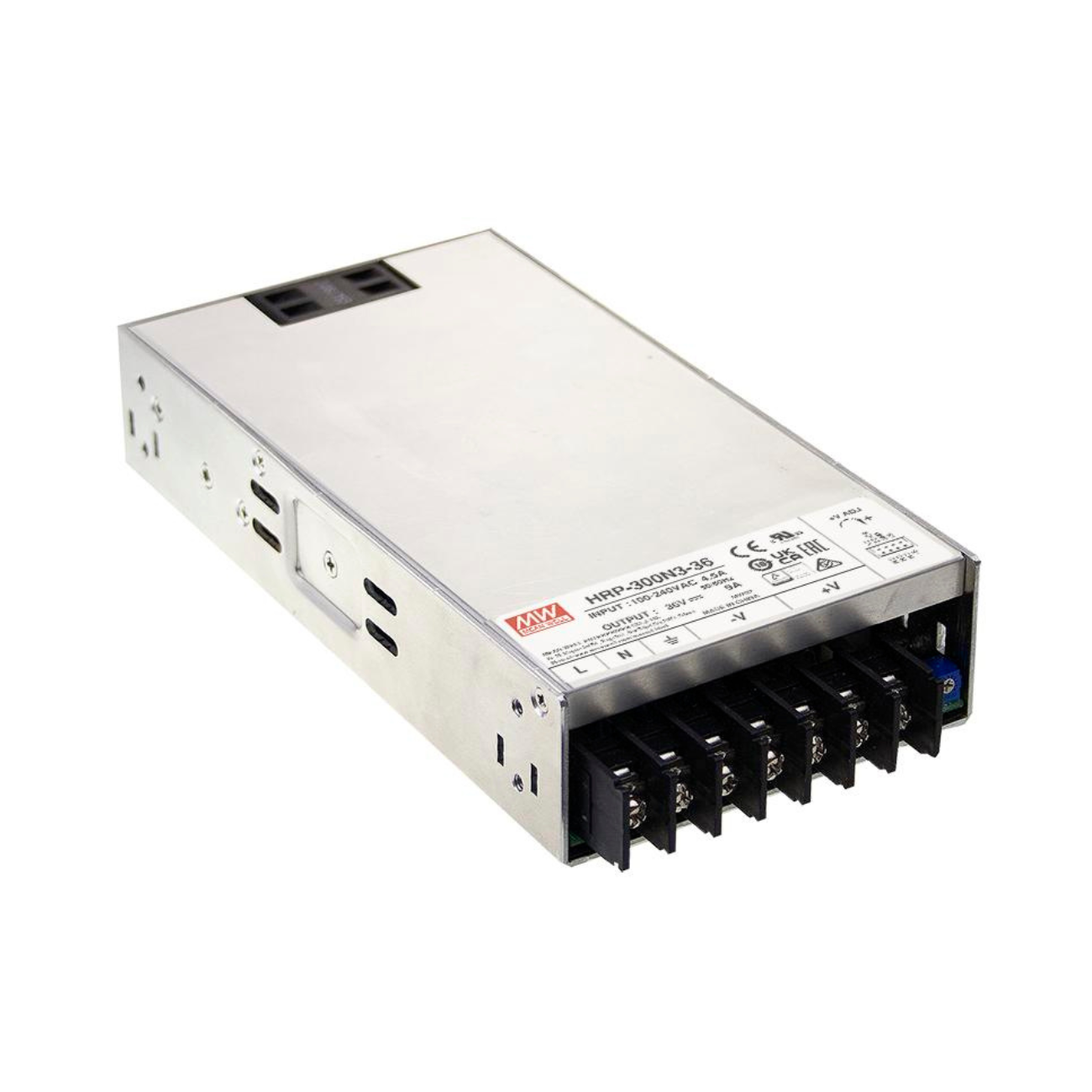 MeanWell HRP-300N3-24 (336W/24V) Schaltnetzteil / AC/DC-Netzteilbaustein - Netzteilshop24.de