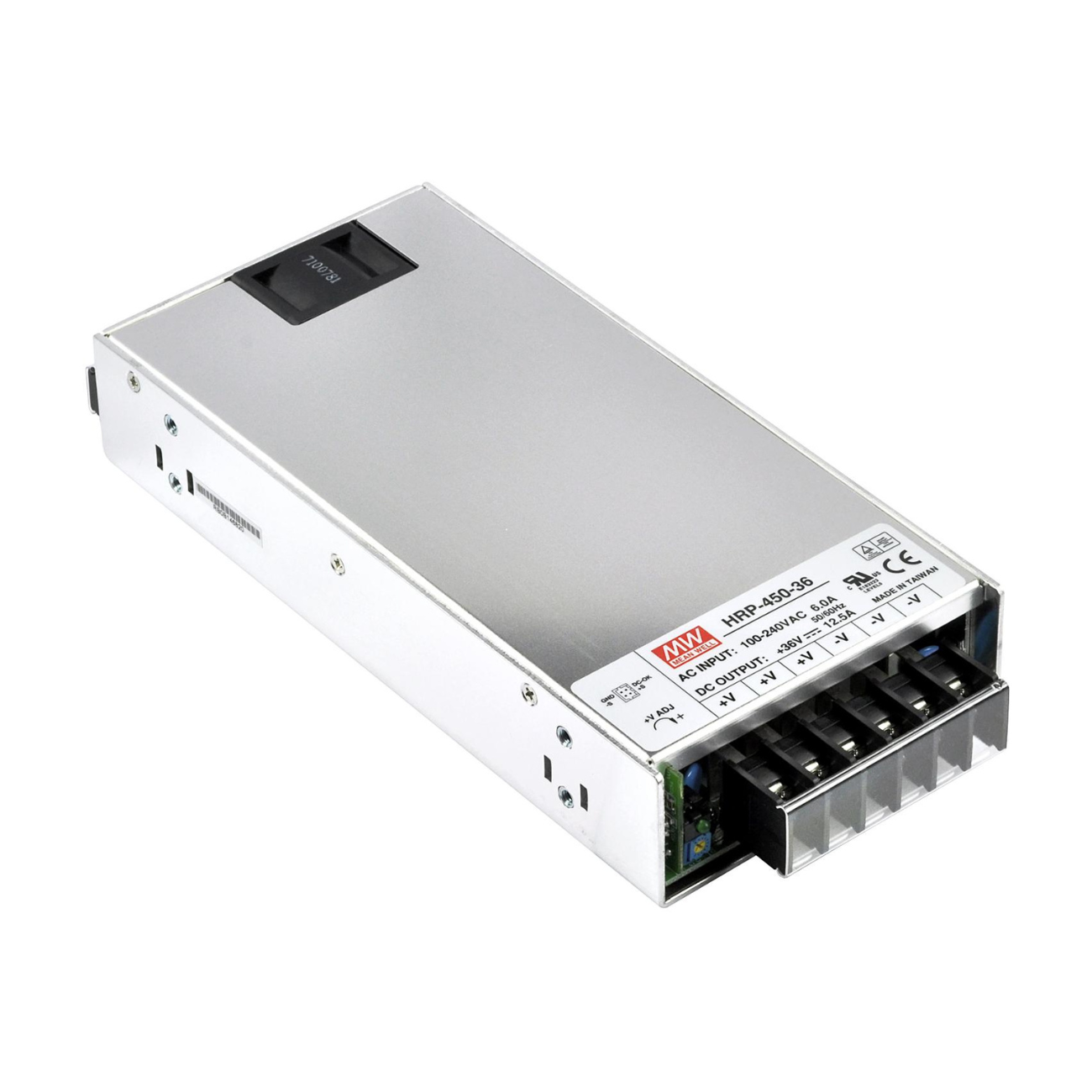MeanWell HRP-450-48 (450W/48V) Schaltnetzteil / AC/DC-Netzteilbaustein - Netzteilshop24.de