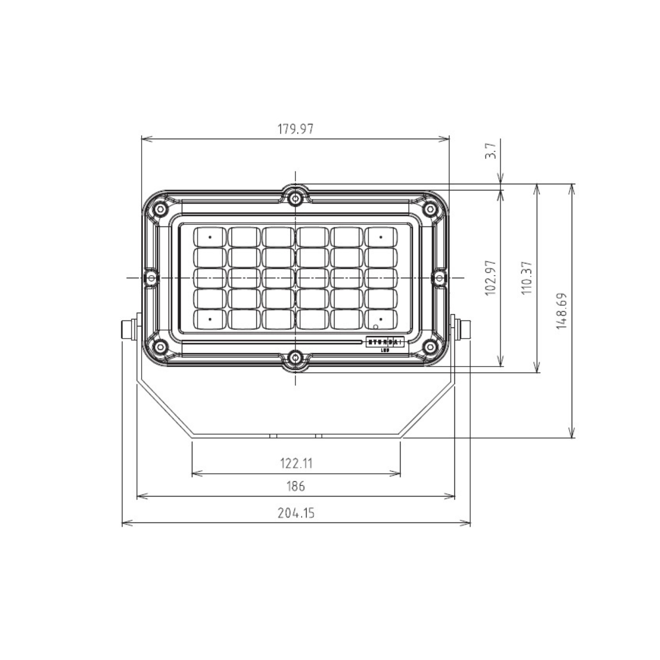 Hyundai HSL-F02 LED-Strahler 6500K (30W) - Netzteilshop24.de