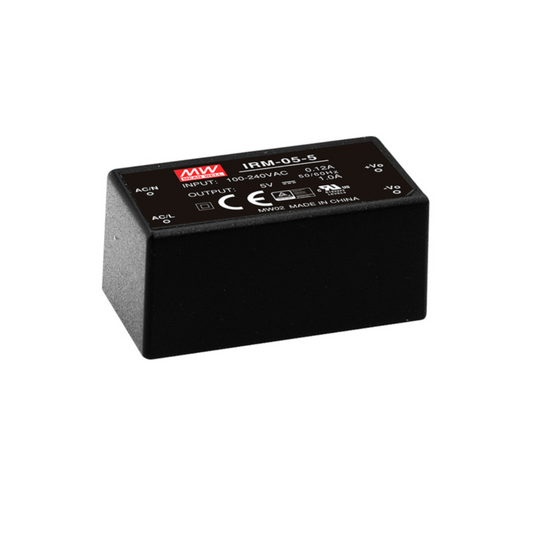MeanWell IRM-05-3.3 (4,13W, 3,3V, 1,25A) AC/DC-Industrienetzteil Geschlossen Kunststoff - Netzteilshop24.de