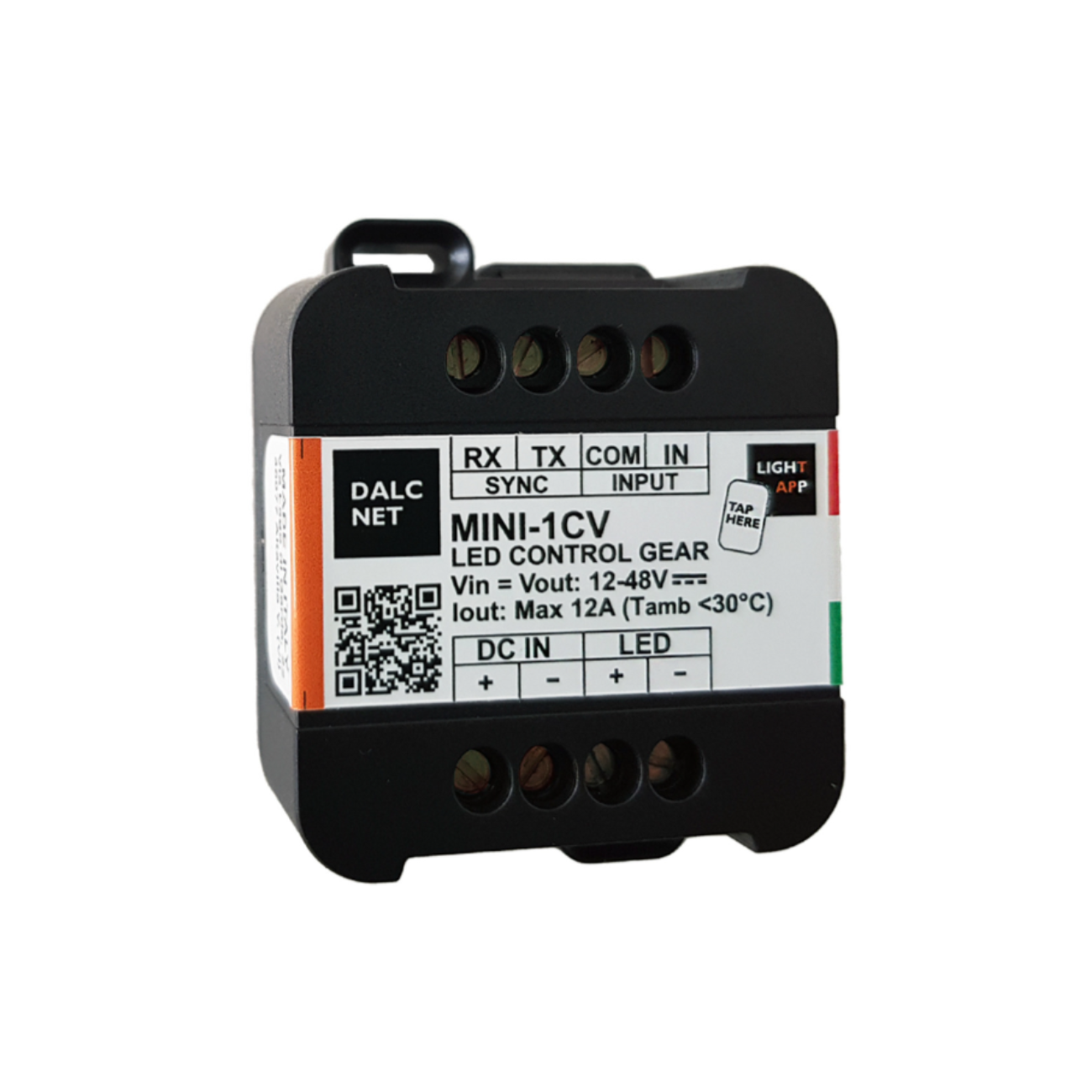 DALCNET MINI-1CV  0-10 Volt / 1-10 Volt / Push-Dimm / Resistiv / Dimmer / CV / 576W / 12 A / 12V-48V - Netzteilshop24.de