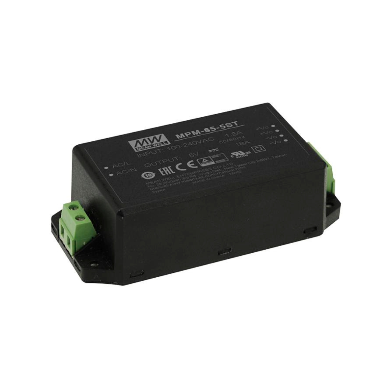 MeanWell MPM-65-5ST Medical Schaltnetzteil / AC/DC-Netzteilbaustein (Schraubklemmen) - Netzteilshop24.de