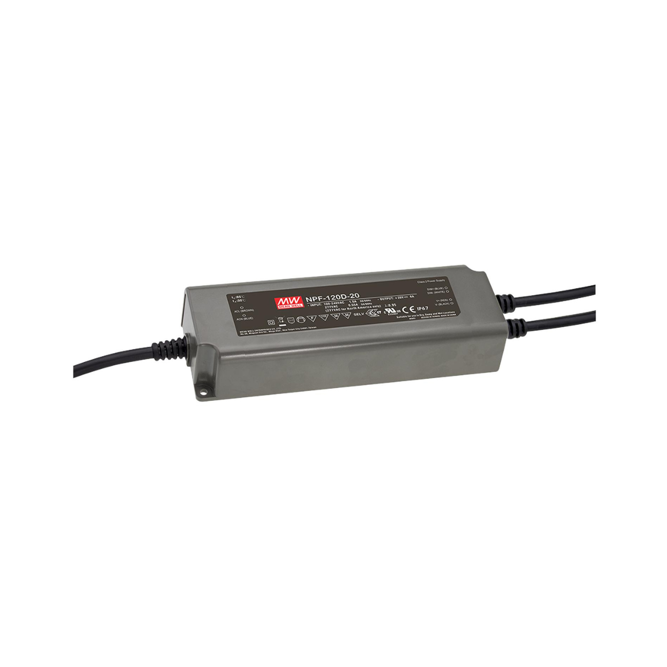 MeanWell NPF-120D-36 (120W/36V) LED-Netzteil (dimmbar) - Netzteilshop24.de