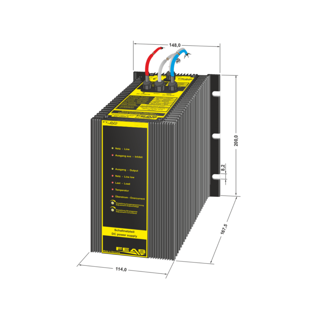 FEAS Schaltnetzteil SNT12648-K (520,0W / 780W / 48V) LED-Netzteil - Netzteilshop24.de
