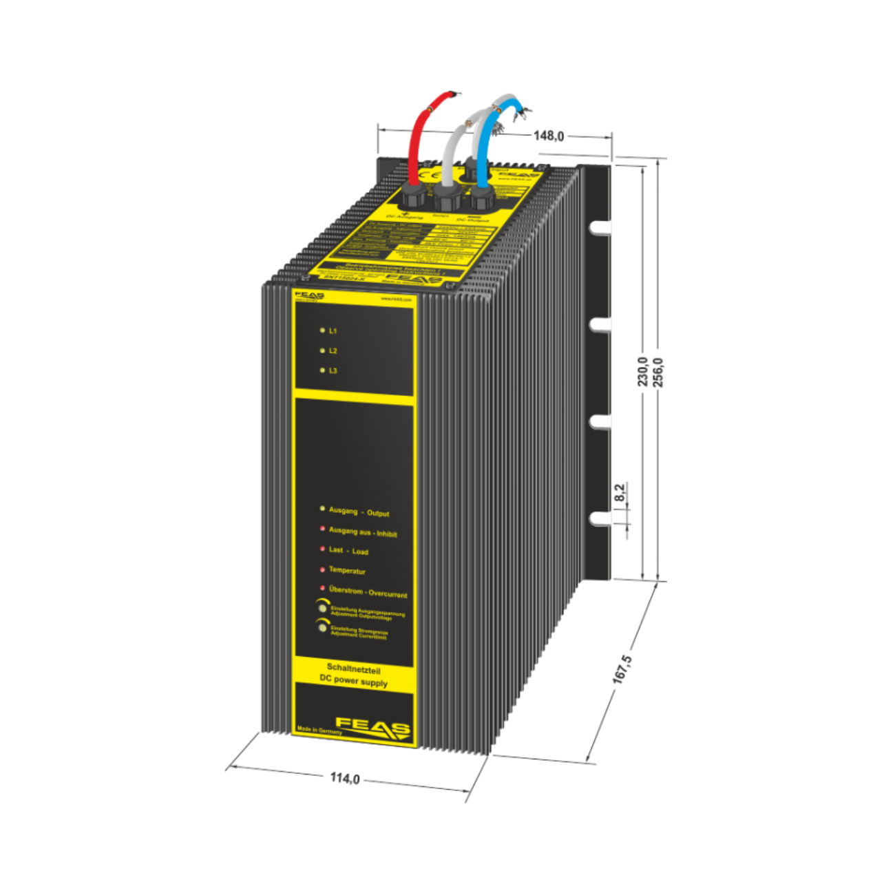 FEAS Schaltnetzteil SNT15024-K (600W/900W / 24V) LED-Netzteil - Netzteilshop24.de