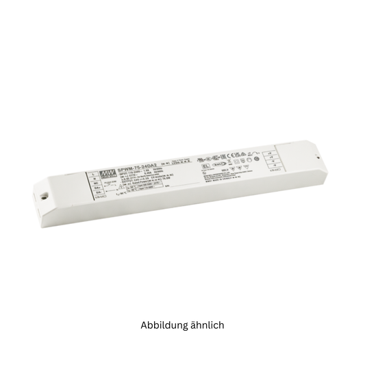 MEAN WELL SPWM-75-12 AC/DC-LED-Netzteil CV (75,6W/12V/6,3A) 0-10 Volt PWM Resistiv