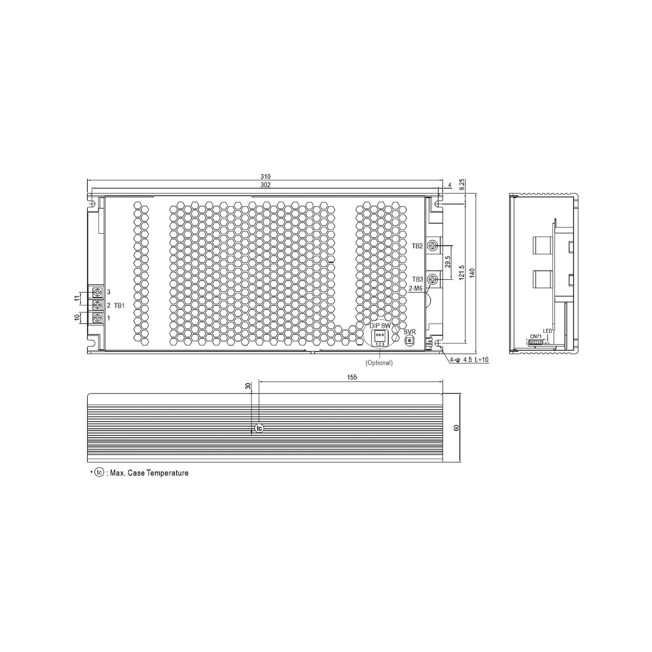 MeanWell UHP-2500-48 (2500,8W/48V) Schaltnetzteil / AC/DC-Netzteilbaustein - Netzteilshop24.de