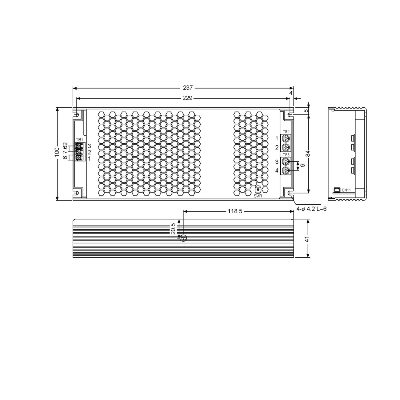 MeanWell UHP-750-12 (720W/12V) Schaltnetzteil / AC/DC-Netzteilbaustein