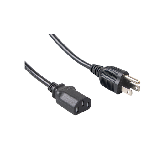 MEAN WELL Netzkabel US1-MC13 US, Stecker Typ-A  0,75 mm² Schwarz 1,8m