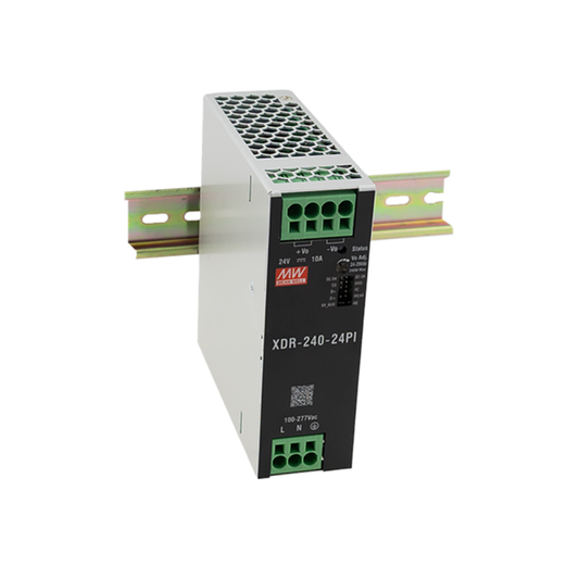 MeanWell XDR-240-12PI (240W/12V) AC/DC Industrienetzteil Hutschiene MOD-Bus