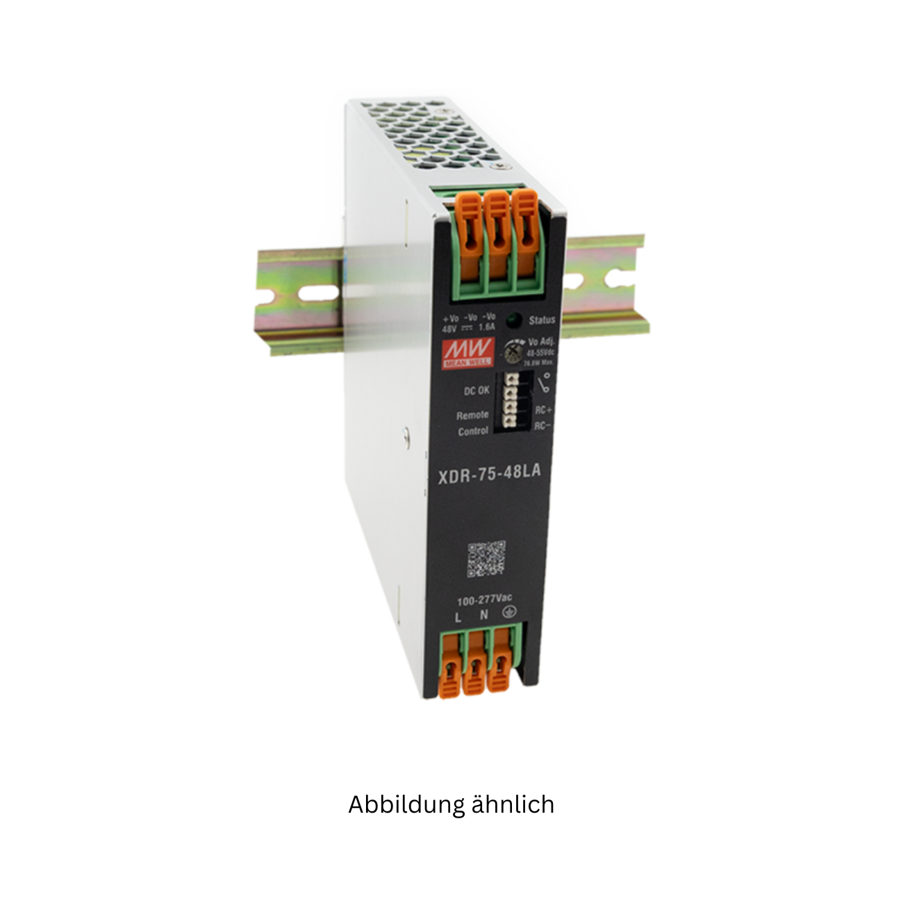 MeanWell XDR-75-12LA (74,88W/12V) AC/DC Industrienetzteil Hutschiene