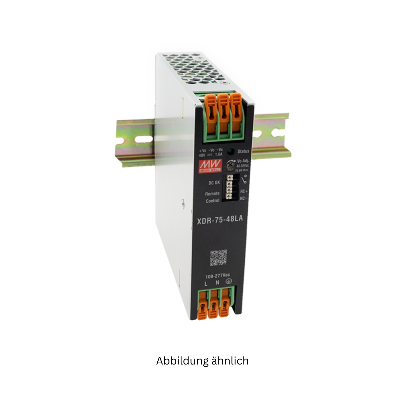 MeanWell XDR-75-24LA (74,88W/24V) AC/DC Industrienetzteil Hutschiene