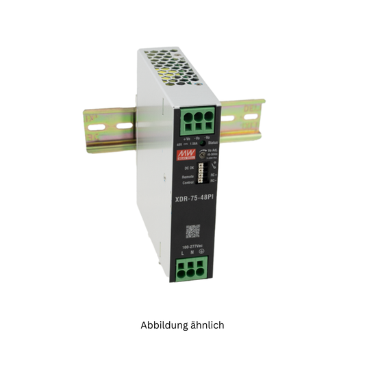 MeanWell XDR-75-24PI (74,88W/24V) AC/DC Industrienetzteil Hutschiene