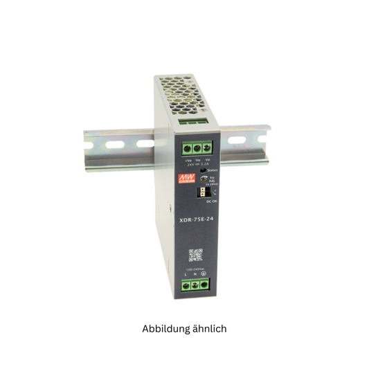 MeanWell XDR-75E-12 (75,6W/12V) AC/DC Industrienetzteil Hutschiene