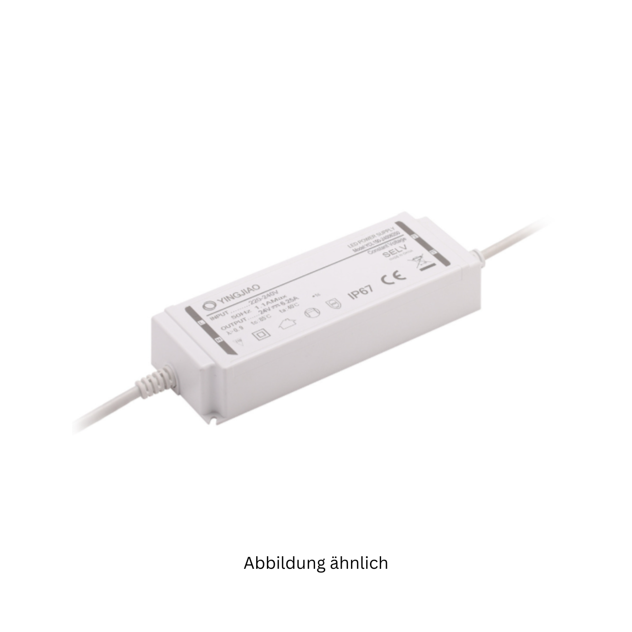 Yingjiao YCL150-24006250 (150W/24V/6,25A) AC/DC-LED-Netzteil IP67 (nicht dimmbar)