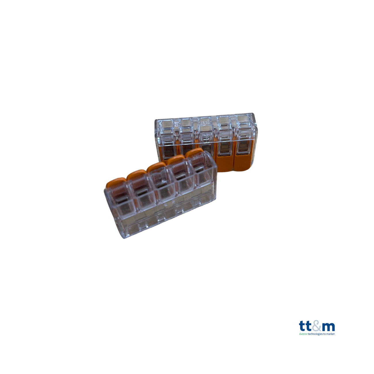 WAGO COMPACT-Verbindungsklemme, 5-polig, max. 4 mm², 221-415 (25 Stk.) - Netzteilshop24.de
