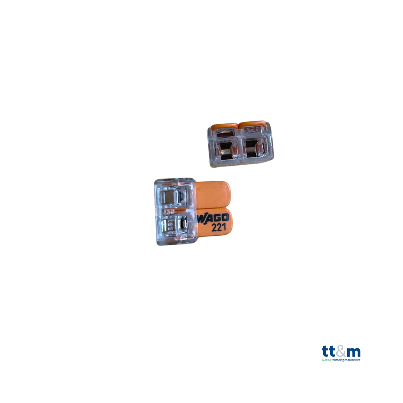 WAGO COMPACT-Verbindungsklemme, 2-polig, max. 4 mm², 221-412 (100 Stk.) - Netzteilshop24.de