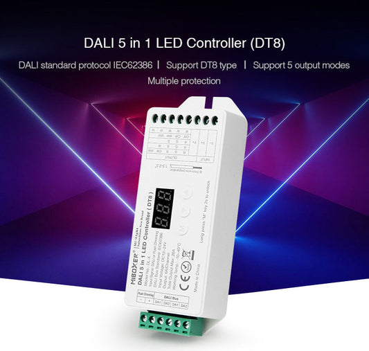 DL-X - DALI 5 in 1 LED Controller (DT8)