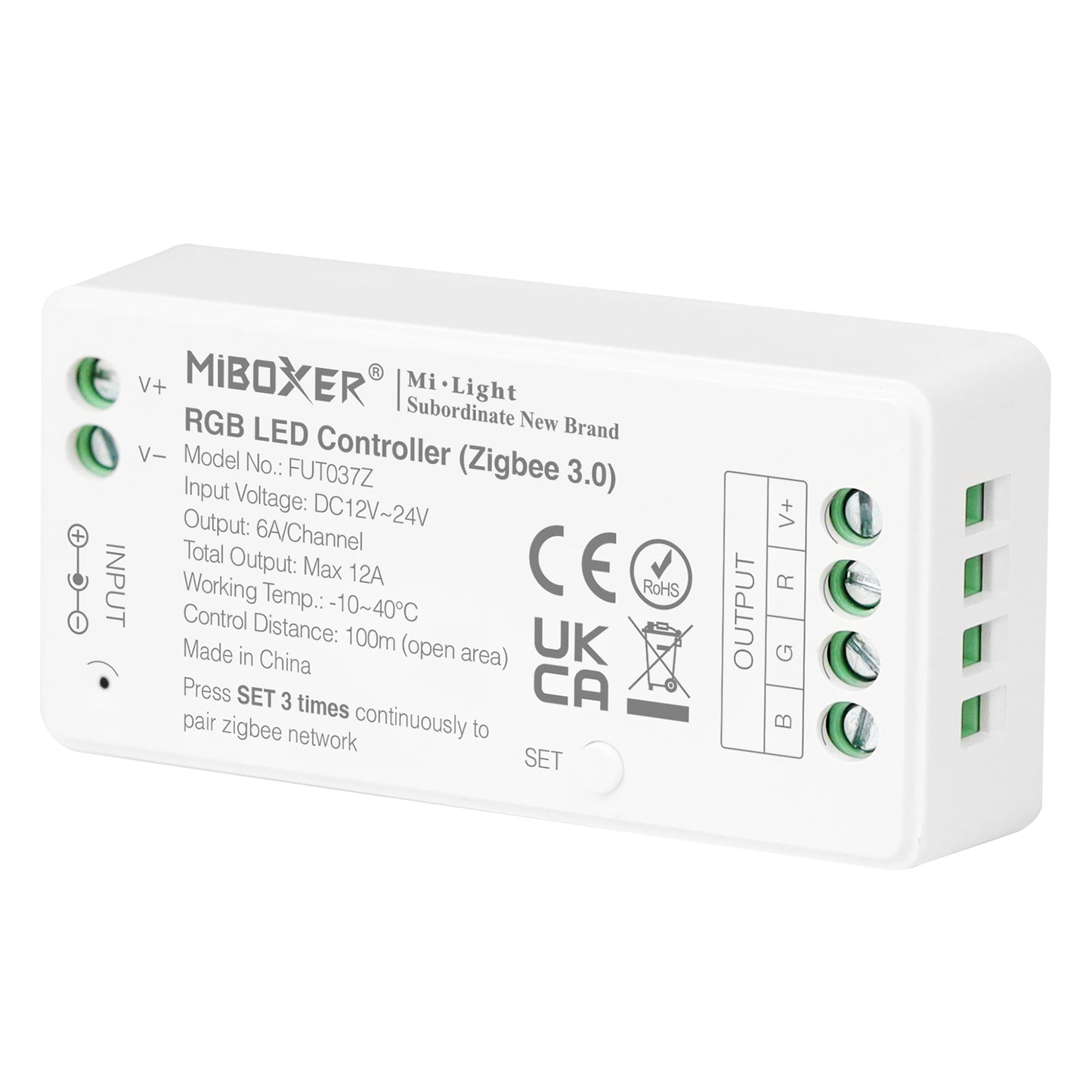 FUT037Z - MiLight Zigbee 3.0 RGB LED Controller - Netzteilshop24.de