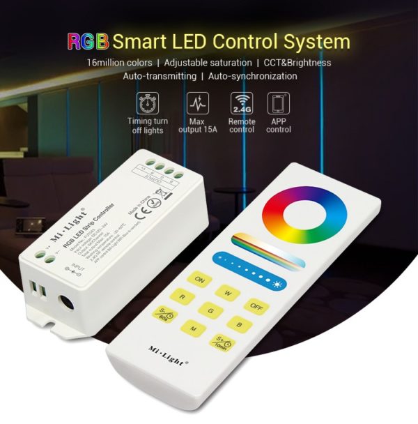 FUT043A - MiLight RGB Controller inkl. Touch Funk Fernbedienung - Netzteilshop24.de