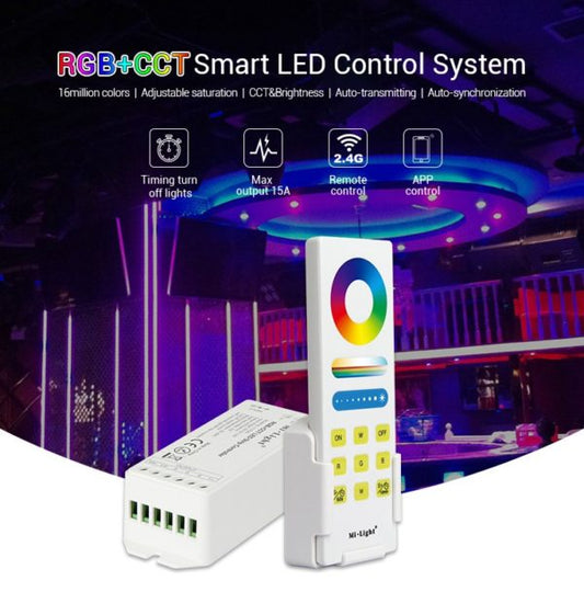 FUT045A - MiLight RGB+CCT Controller inkl. Touch Funk Fernbedienung