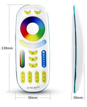FUT092 - MiLight RGB+CCT Touch Fernbedienung