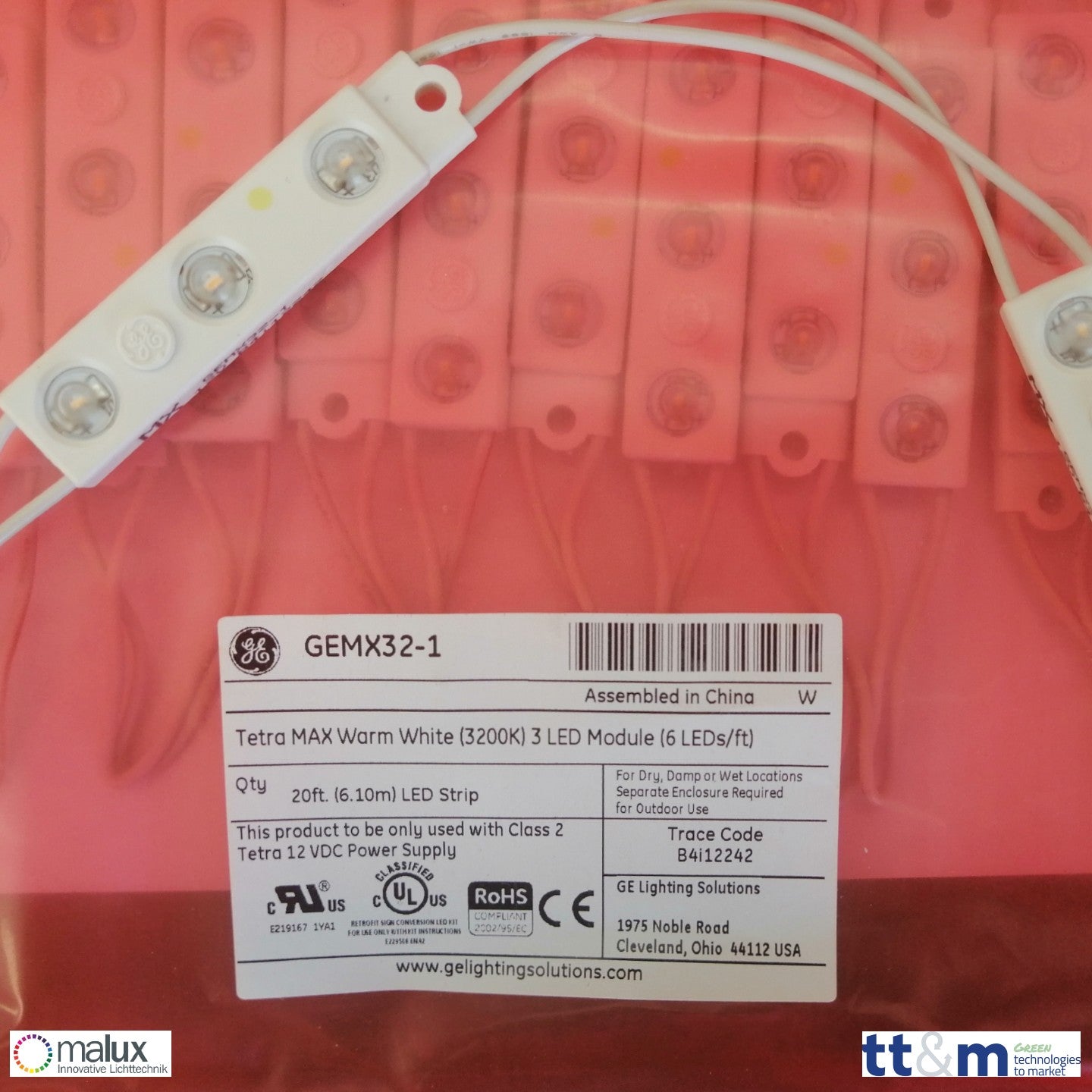 GE Lighting Tetra MAX 3200K 12V LED