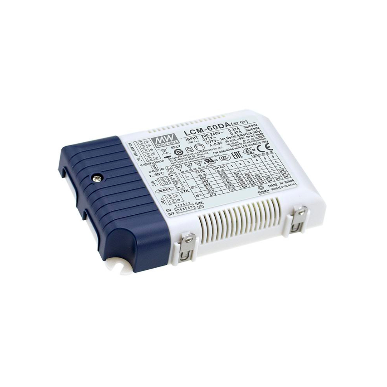 MeanWell LCM-60DA2 (60W/2-90V), dimmbar, LED-Netzteil