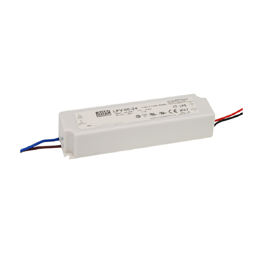 MeanWell LPV-60-24 (60 Watt / 24 Volt) LED-Schaltnetzteil