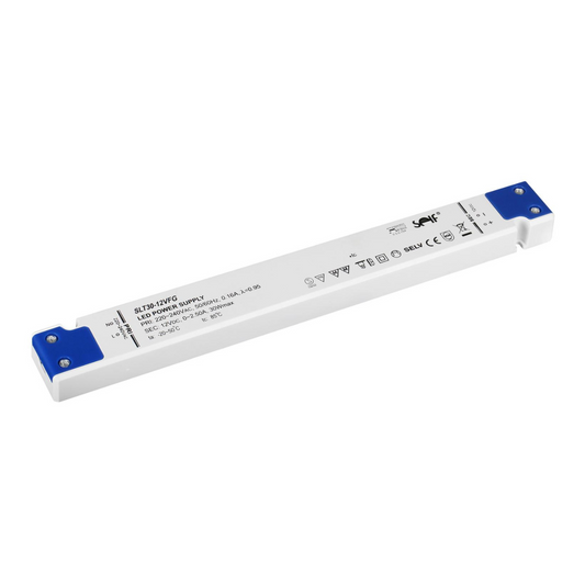 LED-Netzteil SLT30-12VFG (30W/12V) von SELF für LED-Lichtquellen und speziell Lichtwerbung bzw. Signage