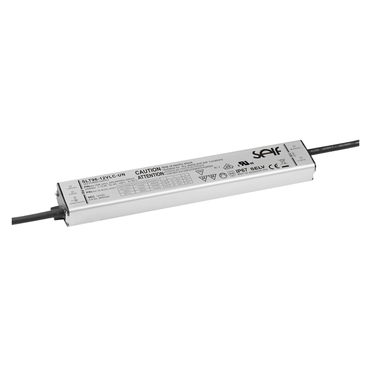 SELF SLT96-24VLC-UN (96W/24V) LED-Netzteil für Signage, LED-Lichtwerbung oder LED-Beleuchtung