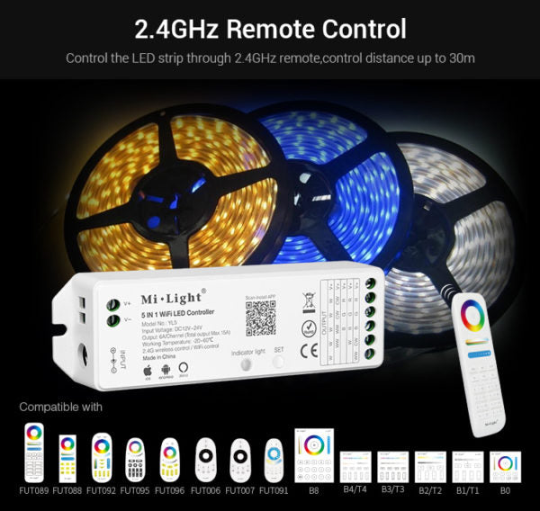WL5 - 5-in-1 WiFi LED-Controller